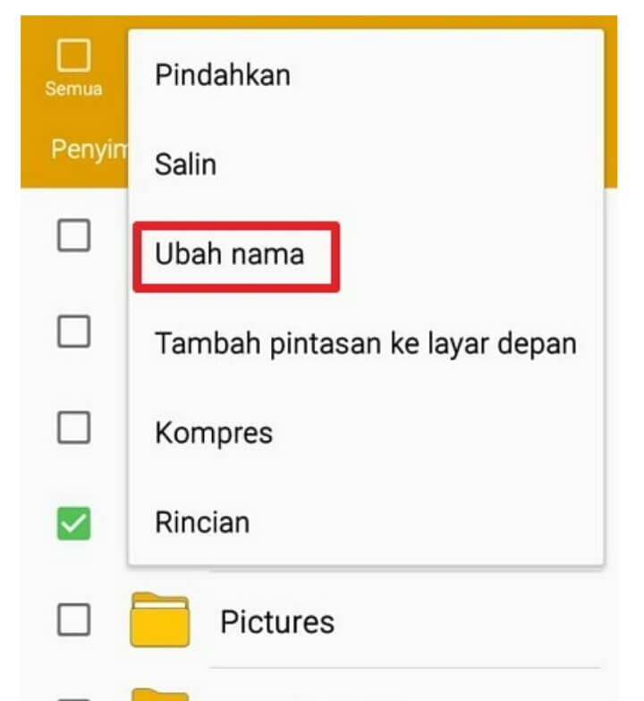  Menyembunyikan File di Smartphone 