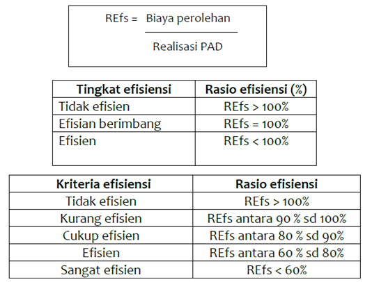 Rasio Efisiensi Analisis Laporan Keuangan Pemerintah Daerah